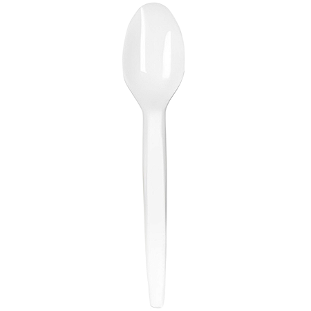 COLHER SOBREMESA PLASTICA LIGHT C/50 BRANCA ELITE