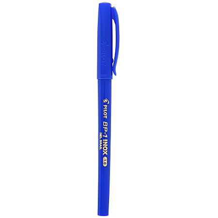 TA ESFEROGRAFICA 1.0MM BP-1 INOX AZUL PILOT