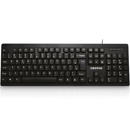 TECLADO USB PRETO TE101 ABNT2 OBERON