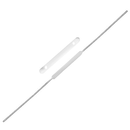 GRAMPO TRILHO PLASTICO ESTENDIDO BRANCO C/50 FIX PAPER
