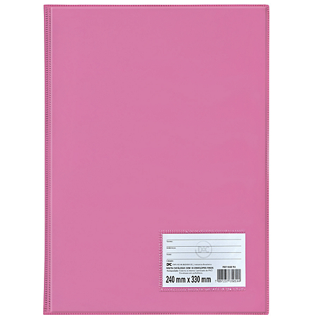 PASTA CATALOGO ROSA C/10 ENV.06MM FINO 1028-RS DAC