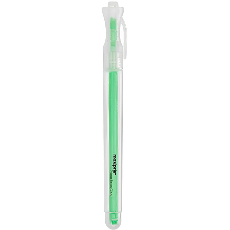 CANETA MARCA TEXTO CLEAR VERDE MAXPRINT