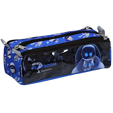 ESTOJO ESCOLAR C/3 DIVISORIAS AZUL ASTROBOT 60727 DERMIWIL