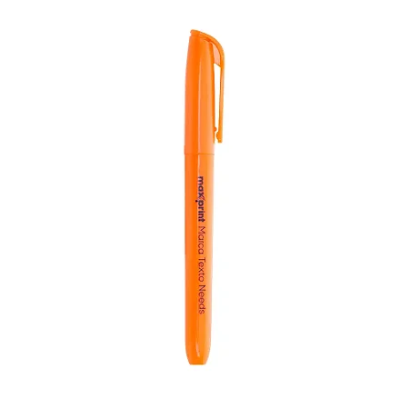 CANETA MARCA TEXTO LARANJA NEEDS MAXPRINT