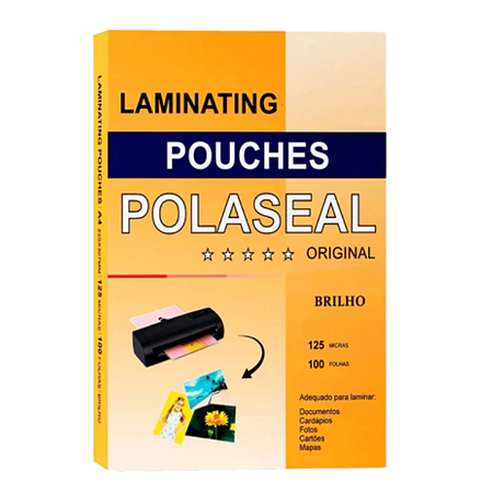 9 LAMINATING FILM - Pelicula de plastico (pouch film). plastico para plastificacao. constituida de uma camada de filme