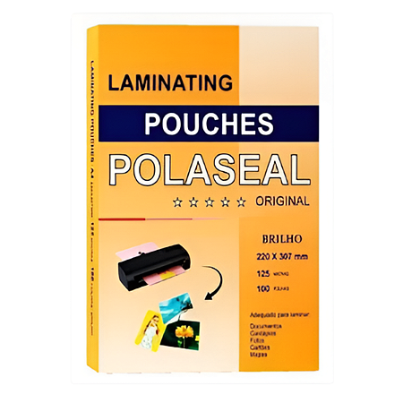 1 LAMINATING FILM - Pelicula de plastico (pouch film). plastico para plastificacao. constituida de uma camada de filme