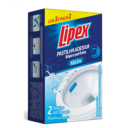 PASTILHA ADESIVA C/3 MARINE LIPEX