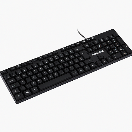 TECLADO OFFICEEASY COM FIO USB2.0 PRETO MAXPRINT