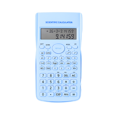 CALCULADORA CIENTIFICA 240 FUNCOES AZUL PASTEL BM-K15 B-MAX