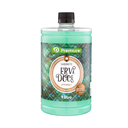 SABONETE LIQUIDO ERVA DOCE SUAVE 1L PREMISSE