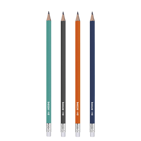 LAPIS GRAFITE HB C/BORRACHA SEXTAVADO 902900 BAZZE