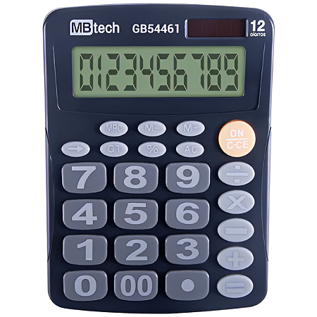 CALCULADORA ELETRONICA A PILHA 12 DIGITOS