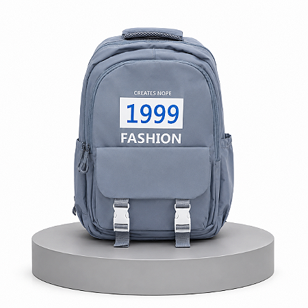 MOCHILA JUVENIL 1999 AZUL ACINZENTADO