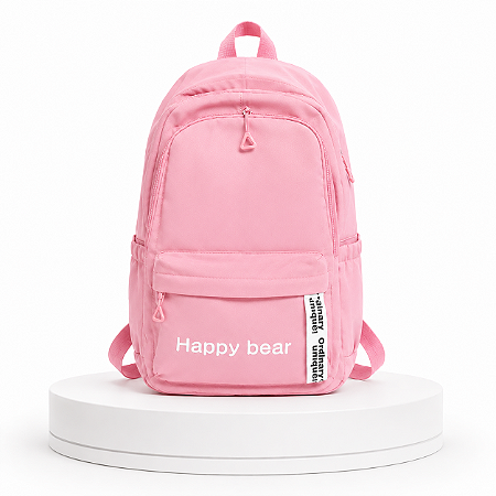 MOCHILA JUVENIL HAPPY BLER ROSA PASTEL