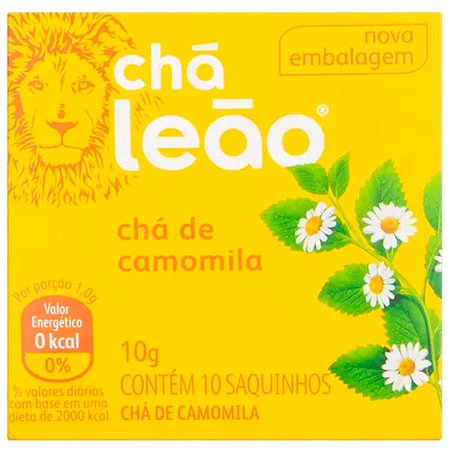 CHA CAMOMILA 10G C/10 LEAO