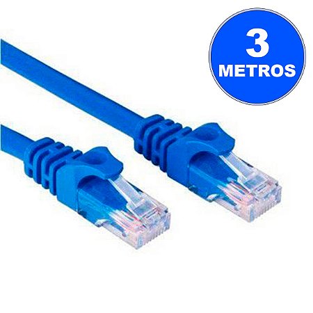 CABO REDE REFORCADO RJ45 3MT