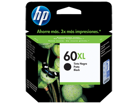CARTUCHO 60XL PRETO ORIGINAL CC641WB HP