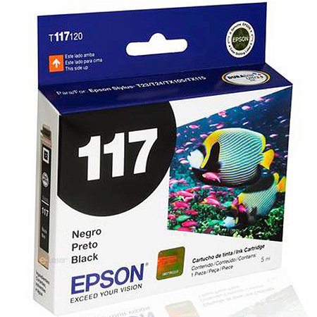 CARTUCHO EPSON 117 PRETO T117120