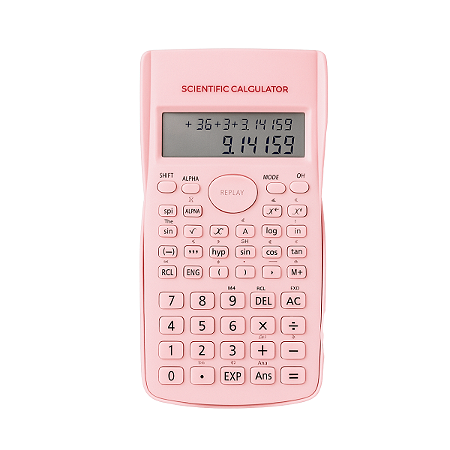 CALCULADORA CIENTIFICA 240 FUNCOES ROSA PASTEL BM-K15 B-MAX