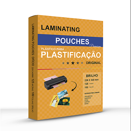 PLASTICO P/ PLASTIFICACAO A4 220X307 MM 0,10 250 MICRAS C/100 FOLHAS