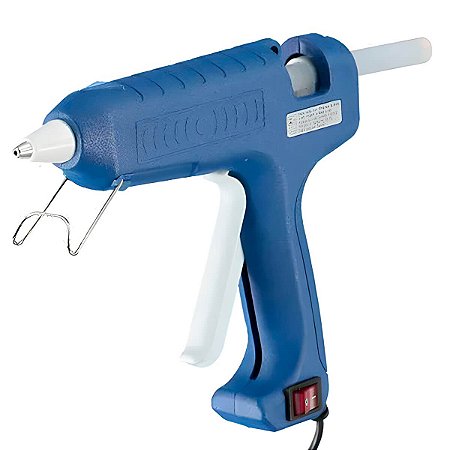 APLICADOR / PISTOLA COLA QUENTE 55W AZUL BRASLEEDER