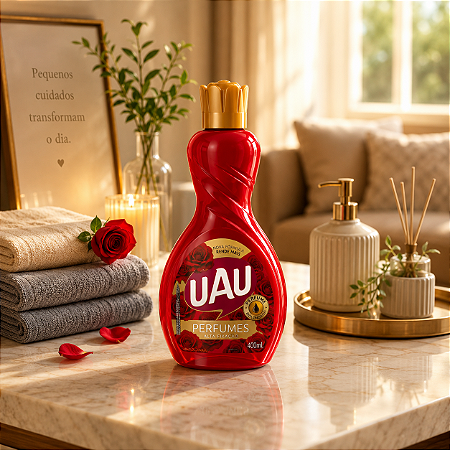 LIMPADOR PERFUMADO UAU FLORES VERMELHAS E SEDUÇÃO 500ML