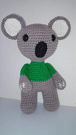 Coala de amigurumi em crochê - bichos de pelúcia