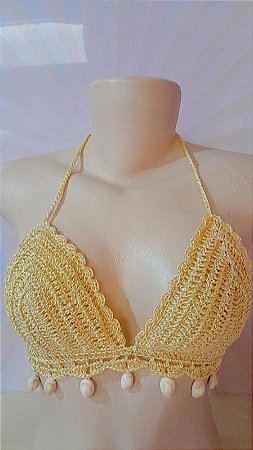 Cropped biquíni top