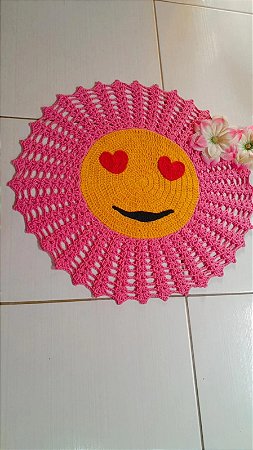 Tapete de Crochê Emoji: Transforme seu Espaço com Estilo Artesanal 😍