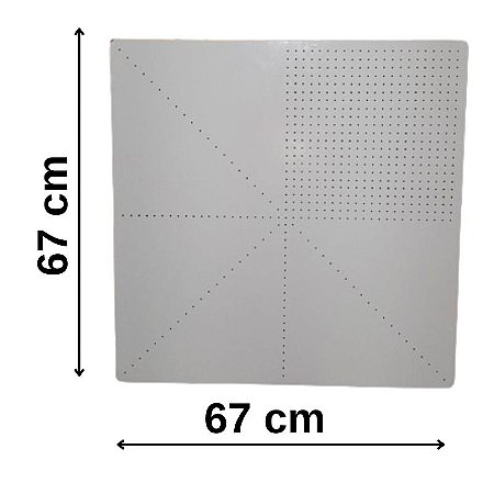 Blocador Placa De Blocagem Para Crochê Grande Com Hastes De Aço Inox