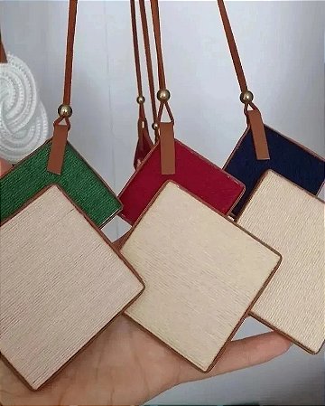 Colar Combinado Tecido