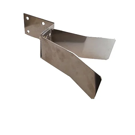 Guia Y Batente Largo para portão deslizante com regulagem