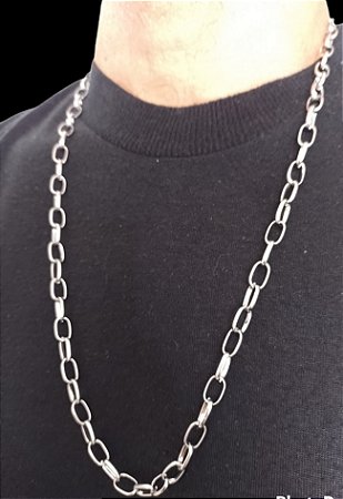 Corrente de aço inox - Elo Oval 70x7