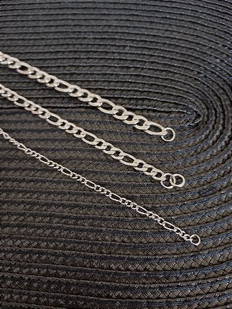 Pulseira de aço inox - Fígaro 3x1