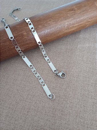 Pulseira de aço inox - Piastrine