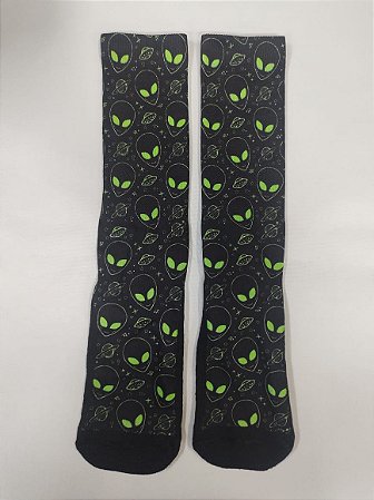 Meia Premium Neon Estampada COD0012