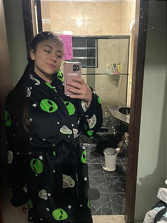 Roupão de Banho Alienígena