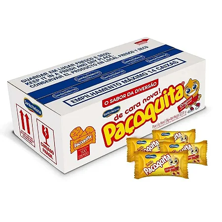 Paçoca Rolha Paçoquita Santa Helena  1,5kg - 100 unidades