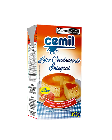 Leite Condensado Cemil Integral 395gr