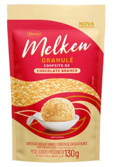 Granulado Granule Chocolate Branco 400g - Melken Harald
