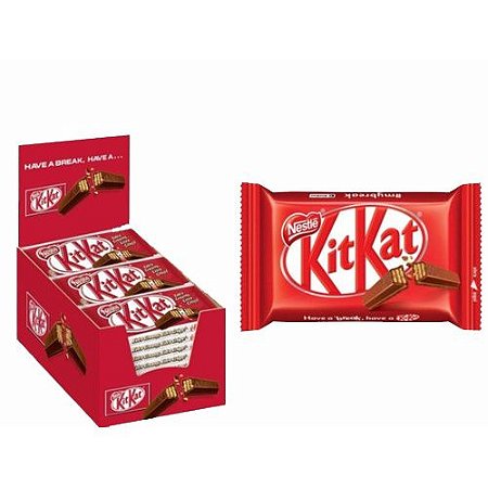 Chocolate Nestle Kit Kat 24x41,5gr Sabor: Ao Leite