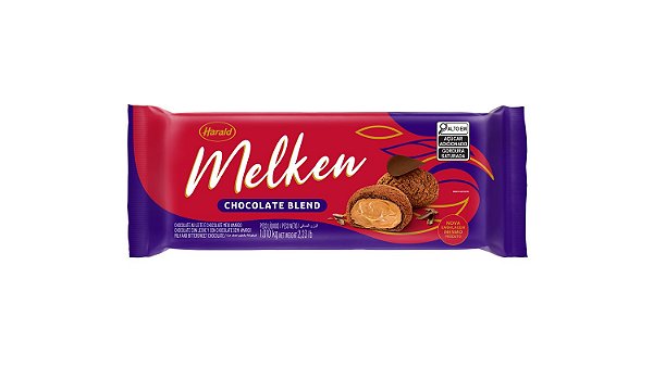 Cobertura Melken Chocolate Blend Harald 1kg