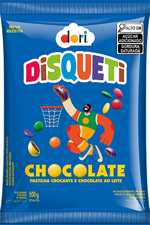 Disqueti Dori Chocolate ao Leite 500gr