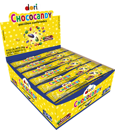 Chococandy Pastilhas de Chocolate Coloridas Dori 36x11gr