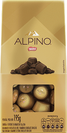 Chocolate Alpino Tablete 195gr
