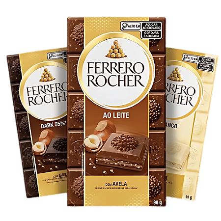 Chocolate Ferrero Rocher Tablete 90gr