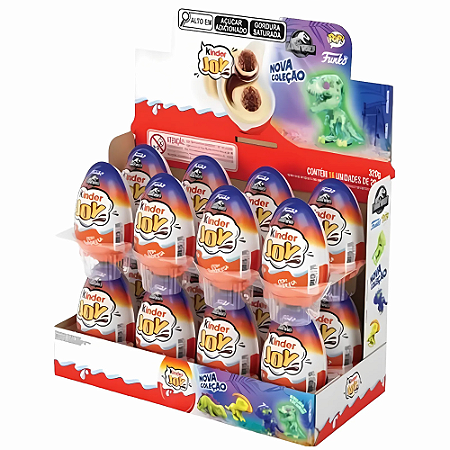 Chocolate Kinder Joy Jurassic World 16 unidades