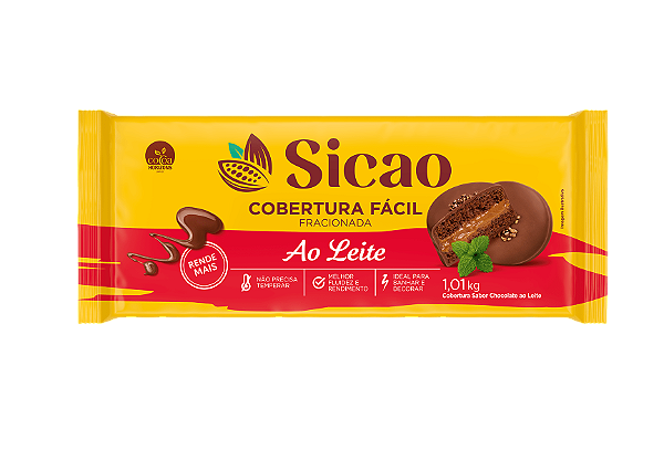 Sicao Cobertura Fácil Ao Leite 1,01kg