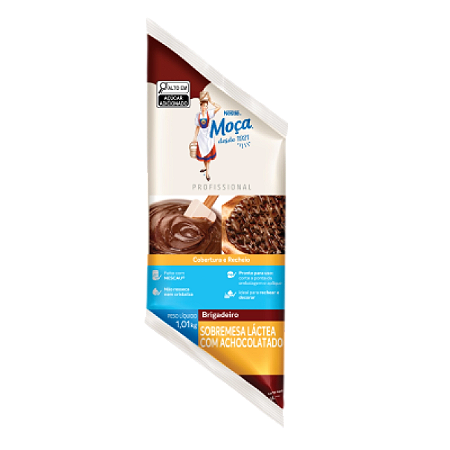Cobertura e Recheio Brigadeiro Moça 1kg