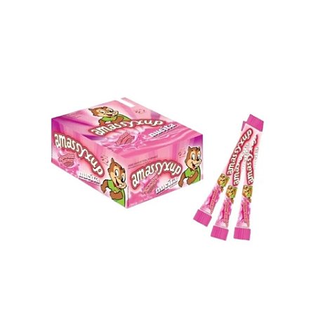Sachê Creme Amassyxup Morango com 50 unidades de 15gr - Nucita
